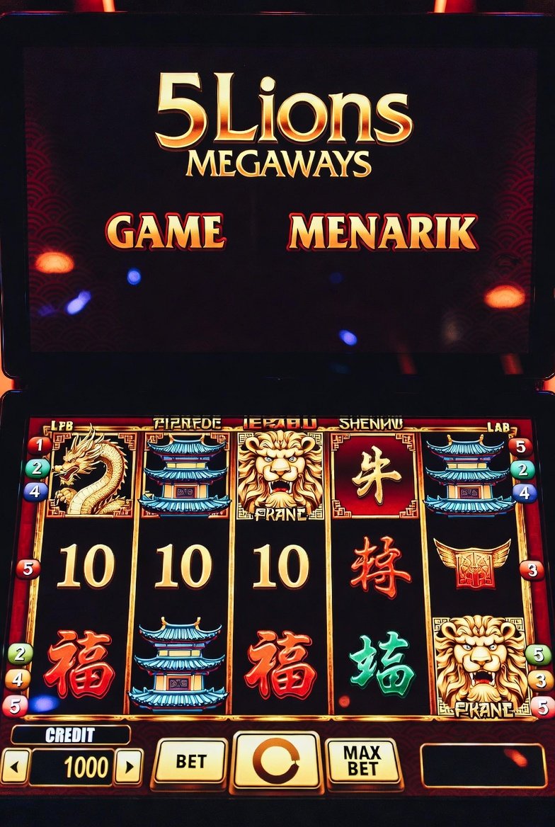 Buruh Pabrik di Semarang Sukses Banget Modal Kecil Rp18 Ribu di 5 Lions Megaways Berkat Jurus Scatter